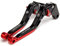 ZXCY Motociclo Leve Freno e Frizione, per Ducati Monster ST2 M 400 600 620 750 919 796 696 M600 Accessori Moto Cilindro CNC Part Regolabile Modifica Personalizzazione con Logo Accessori