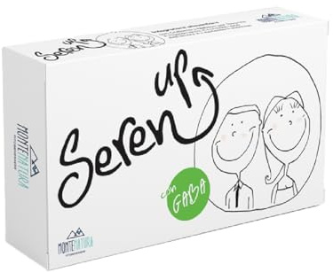 MONTENATURA® Seren up - Integratore Ansia, Stress e Umore con Alto dosaggio GABA 250mg, Griffonia (5-HTP), Melissa e Biancospino | Favorisce Calma, Rilassamento e Benessere Mentale | 30 Compresse