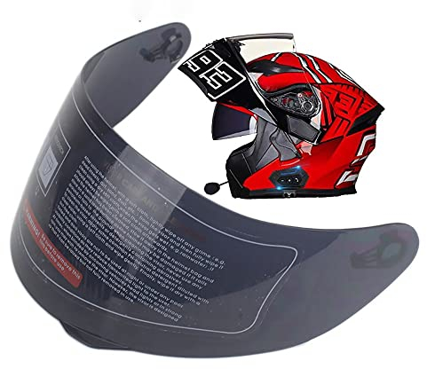 Byroads Helm Ersatzvisier Abnehmbar Motorradhelm Visier Ersatz Winddicht PC Schild Sport Freizeit Im Freien Outdoor Motorrad Fahren Bunt Ersatzvisier