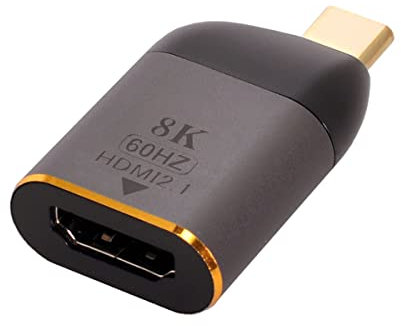 Cablecc Adaptateur USB 4 USB-C Type-C vers HDMI 2.0 femelle 8K 60 Hz UHD 4K HDMI mâle