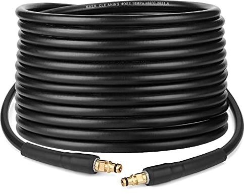 15m Pressure Washer Replacement Hose for Karcher K Series Pressure Washer K2 K3 K4 K5 K6 K7 Click Plug Quick Connector (15)