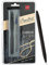 Cello Signature Carbon Slim + Nachfüllpackung, blaue Tinte, 1 Kugelschreiber + 1 Mine, mattschwarzes Finish, Premium-Metallstifte für den Bürogebrauch, stilvolle Geschenke für Männer und Frauen,