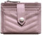 Steve Madden Glatte, gesteppte Kartenetui, mauve, Einheitsgröße, Faltbare Brieftasche