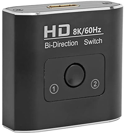 Scheda di Acquisizione Video HDMI 8K, Scheda di Acquisizione HDMI Bidirezionale a 2 Porte 48 Gbps, Adattatore di Acquisizione Video Splitter Full HD 1080P 60FPS per Giochi,