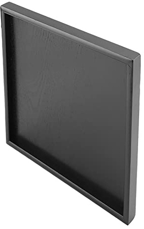 tablett schwarz rechteckig,Tablett Schwarz Rechteckig,Schwarze Tabletts Rechteckig,Tablett,Schwarzes Couchtisch-Tablett,Metall-Tee-Tablett,Quadratisch,Knie-Mahlzeit-Tablett,8 X 10 cm Schwarzes Holz-Ta