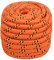 vidaXL Cuerda de Barco Polipropileno Naranja 20 mm 25 m, Cuerda, Cuerda enrollada, cordón Trenzado, Cuerda Trenzada, Cuerda de Anclaje