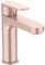 Ideal Standard BD131RO Cerafine O Waschtischarmatur H120 mit Push-Open-Ventil, Bad-Wasserhahn mit Auslauf, Mischbatterie Waschbecken, Wassersparend, Rosé