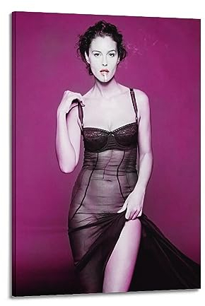 VZRSQZK Schauspieler Monica Bellucci Poster, dekoratives Gemälde, Leinwand, Wandposter und Kunstdruck, modernes Familienschlafzimmer, Dekoration, Poster, 60 x 90 cm