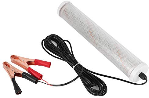 Tauchlicht LED, Tauchlicht LED Unterwasser Angeln Zieht Köderlicht An 12V 30W Deep Drop Wassereis Angeln Licht Anziehen mit 5M Schnur