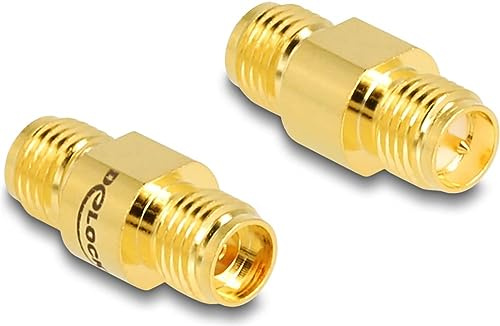 DELOCK Adapter RP-SMA Buchse auf SMA-Buchse Marke