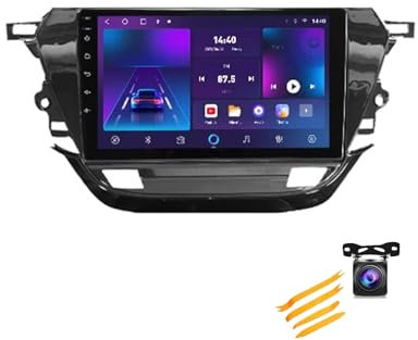Android 12 Autoradio per Opel Corsa F 2019-2023 Skoda 9 Pollici Touch Screen Radio Bluetooth Navigazione GPS Android Auto Carplay Compatibile SWC 4G WiFi (Color : TS7 1+32G)