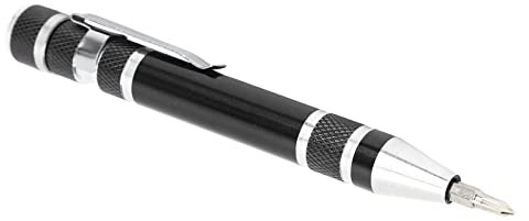 8 in 1 Hand ScrewdriverMini Pen Screwdriver, Mini Magnetic ScrewdriverScrewdrivers (Black