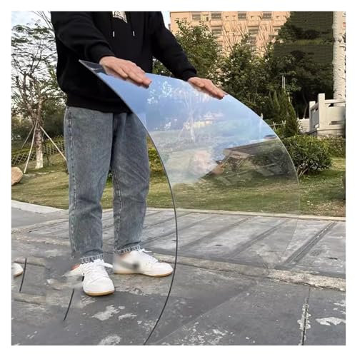 Transparente PC-Platte für den Außenbereich, 1 mm dick, wetterbeständig, anpassbar, ideal für Gewächshaus und Carports (1,2 x 1 m / 4 x 3,3 Fuß)