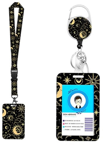 GXGM Porte Badge Cordon Tour de Cou avec Porte-cartes,Lanyard Strap Neck avec Swivel Lobster Clasp -pour Porte Badges d'Identification,Clés,Caméra,Téléphone Portable, 1 pièce