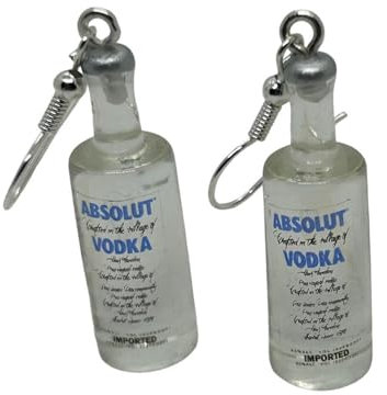 Vodka Bottle Earrings - Mixed Up Dolly