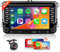 【2+64G】 Hodozzy Carplay Autoadio für VW Passat Golf Seat Altea Skoda Octavia mit USB/USB-C/Navi/WiFi, 7 Zoll VW Autoradio Bluetooth mit Android Auto/EQ/Mirror Link/FM/RDS/SWC+Rückfahrkamera