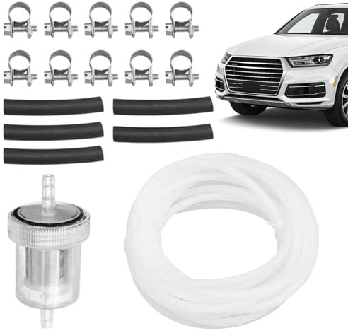 17pcs Diesel Heater Fuel Line Kit Car Air Parking Heater Tube Fuel Hose Diesel Heater Fuel Line Pipe Filter for Webasto Eberspacher Replacements