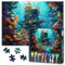 Underwater World Puzzles for Adults, Ocean Jigsaw Puzzles for Adults 1000 Piece, Fish Challenging Puzzle Games for Men Women Family Finished Size is 27.5 x 19.7 inch