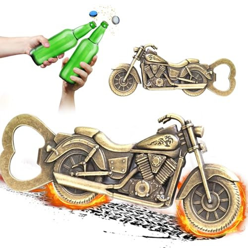 Motorrad Flaschenöffner,Flaschenöffner Motorrad,Geburtstagsgeschenk für Männer,Geschenke für Männer,Coole Lustig Bier Flaschenöffner Motorrad Vatertag für Papa,Opa,Freund,Herren,Männertag Geschenkidee
