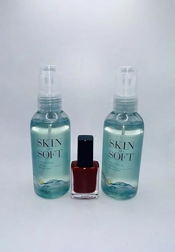 Skin So Soft Dry Oil Spray with Citronella - the Perfect Alternative to Mosquito Repellant (Pack of 2). Free Nail Polish with Every Set
