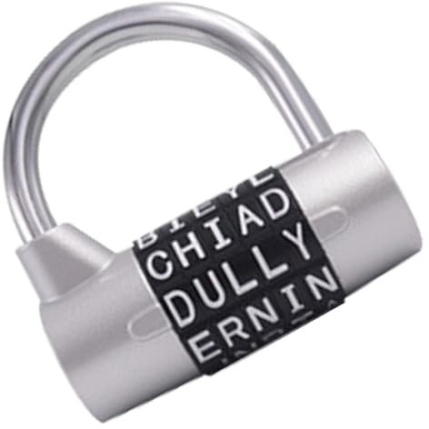 Combinación De Letras Lock, Candado De Combinación De Armario, Puerta De Bloqueo De 5 Letras, Bloqueo De Precisión Resistente A La Manipulación, Mano De Obra Fina, 6.4x6.3x3cm Para Puerta, Cadena, Equ