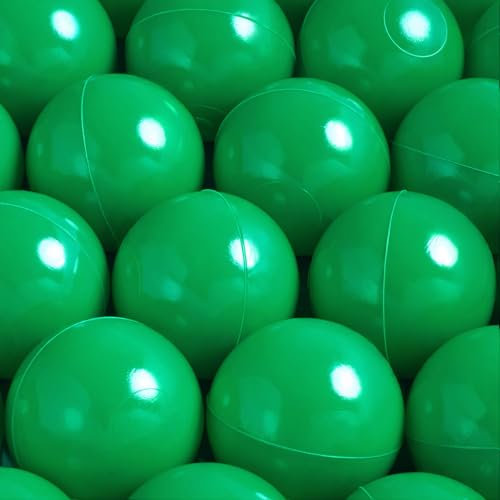 MISIOO Bälle für Bällebad - 600 Stück 6 cm - Sichere und Ungiftige Plastikbälle - Widerstandsfähig gegen Quetschen - Perfekt für sicheren Spielspaß - Ideal für Kinderzimmer oder SPI