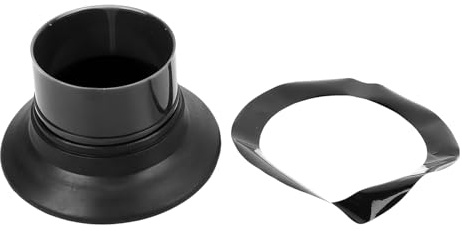 Munefe Bass Drum Enhancer, Drum -Verstärker -Bass -Drum Kick Enhancer, Drum Bass Effect -Verstärker mit Portlochschutz für die Leistung (WP06 Black)