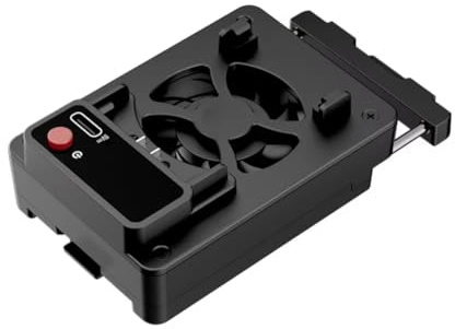 Frewurwer Système de Ventilateur de Refroidissement pour Caméra Externe avec Batterie Rechargeable, Radiateur pour Caméras Vidéo DSLR et sans Miroir.