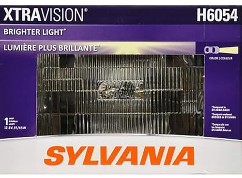 SYLVANIA - H6054 XtraVision Sealed Beam Headlight - Halogen Headlight Replacement 142x200 Delivers More Downroad Visibility (Contains 1 Bulb)