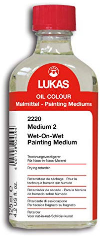LUKAS Malmittel für die Ölmalerei - Medium 2 (langsam trocknend) in 125 ml, K22200125