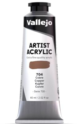 Vallejo : Artist Acrylic Paint : 60ml : Copper