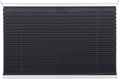 mydeco® 50x130 cm [BxH] in grau - Plissee Jalousie ohne bohren, Rollo für innen incl. Klemmträger (Klemmfix) - Sonnenschutz, Sichtschutz für Fenster