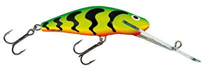 Salmo Bullhead Wobbler GT Green Tiger, 8cm deep Runner