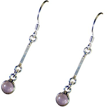 RIYO edelsteine frauen roséquarz nepal silber schmuck silber ohrring pink n½