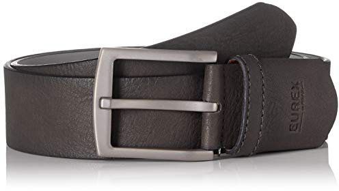 Eurex by Brax Herren Leder Dehnbund Gürtel, 02 Black, 120