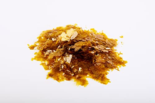 Flocons de gomme-laque ABTN 1 kg – Résine naturelle pour finitions, vernis et protection du bois – Haute brillance, soluble dans l'alcool – Usage professionnel et DIY