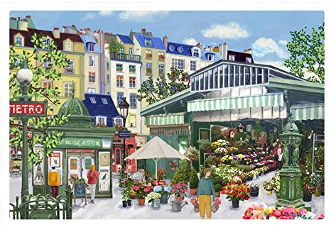 Tischset Marche aux fleurs Assortis 30 X 45 passend 30 x 45 cm Winkler