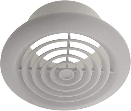 Monsoon White Round Ceiling Diffuser (4907W)