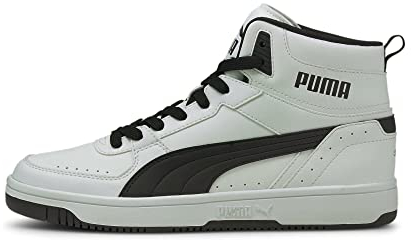PUMA Unisex Puma Rebound JOY Turnschuhe, Puma White-Puma Black, 44 EU