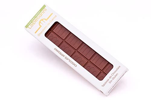 Tableta Chocolate Con Leche Y Praliné De Pistacho Artesano Gourmet Lobetanni Sin Gluten 115g