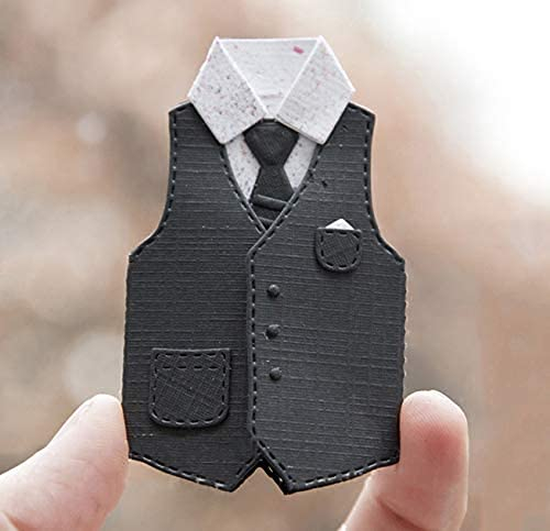 YunTrip Stanzschablonen für Herrenkleidung aus Metall, für Bastelarbeiten, Scrapbooking, Fotoalbum, dekoratives Papier, Kartenherstellung