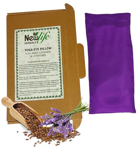 Yoga Augenkissen Seide Augenbeutel Leinsamen Lavendel Kissen Yoga Stress Relief Augenbeutel (lila (Füllstoff = Leinsamen + Lavendel))