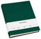 Semikolon 363976 Foto-Album Classic Medium - 21,6 x 25,5 cm - 80 Seiten cremefarben, für 160 Fotos - forest grün