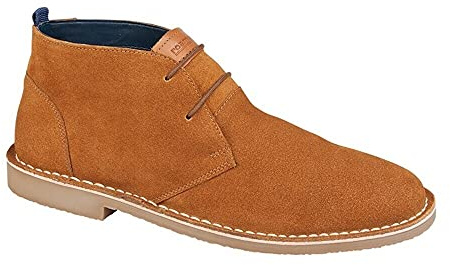 Roamers Mens Suede Desert Boots (12 UK) (Tan)