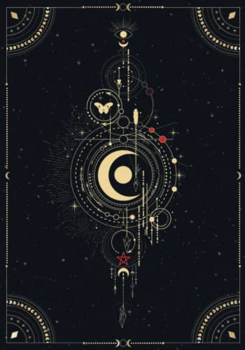 Book of Shadows: Grimoire journal with blank lined pages, Witch journal notebook and Wiccan journal to write spells and rituals | Celestial journal