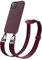EAZY CASE - Handykette Silikon mit Karabiner - kompatibel mit iPhone 13 Handyhülle mit breitem Umhängeband, Handykordel mit Silikon, Hülle mit Band, Kette für Smartphone, Band, Beere - Clips Berry