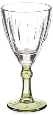 Vivalto Crystal Lot de 6 verres à vin Vert Capacité 275 ml