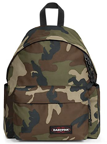 EASTPAK Day Pak'r Rucksack mit 14 Zoll Laptophülle, Front- und Sicherheitstaschen, seitlicher Flaschenhalter, verstellbare Träger, Camo, One Size, Day Pak'r Rucksack mit Laptophülle, 24 l, Reisetasche