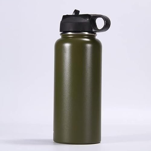 32 once / 40oz Hydro Tumbler Black Vacuum Aspirato in acciaio inox in acciaio inox bottiglia larga bocca all'aperto Sport Bottiglie da bere bottiglie d'acqua isolate borraccia in metallo acq ( Size :