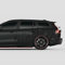Finest Folia 2er Set XXL Auto Aufkleber je 200x60cm Motorrad Bus Sticker Kfz Zubehör Waben Tuning Dekor Linien Design Folie KX078 (10 Schwarz Matt)